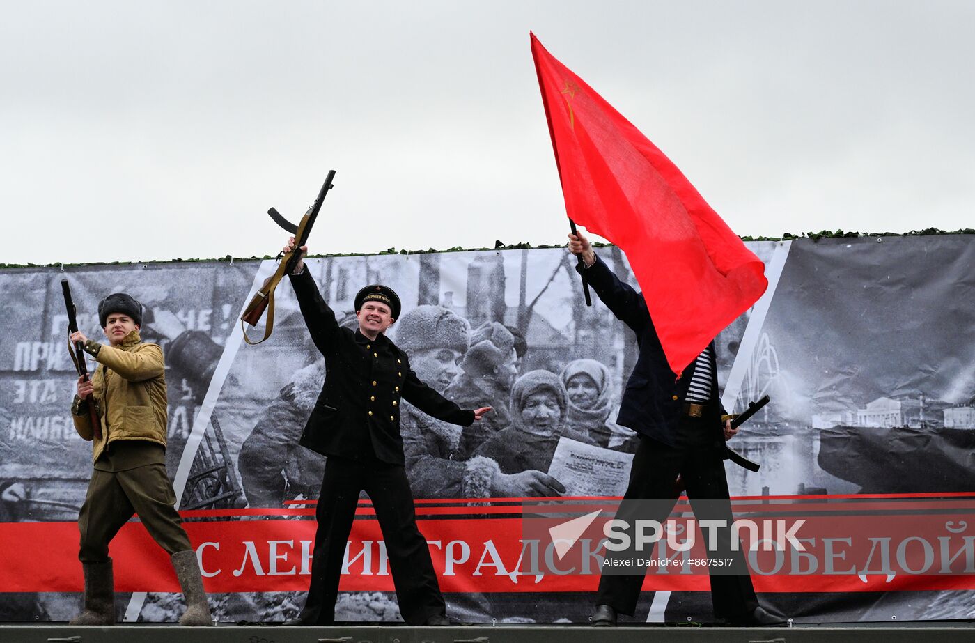 Russia Regions WWII Victory Parade Rehearsal