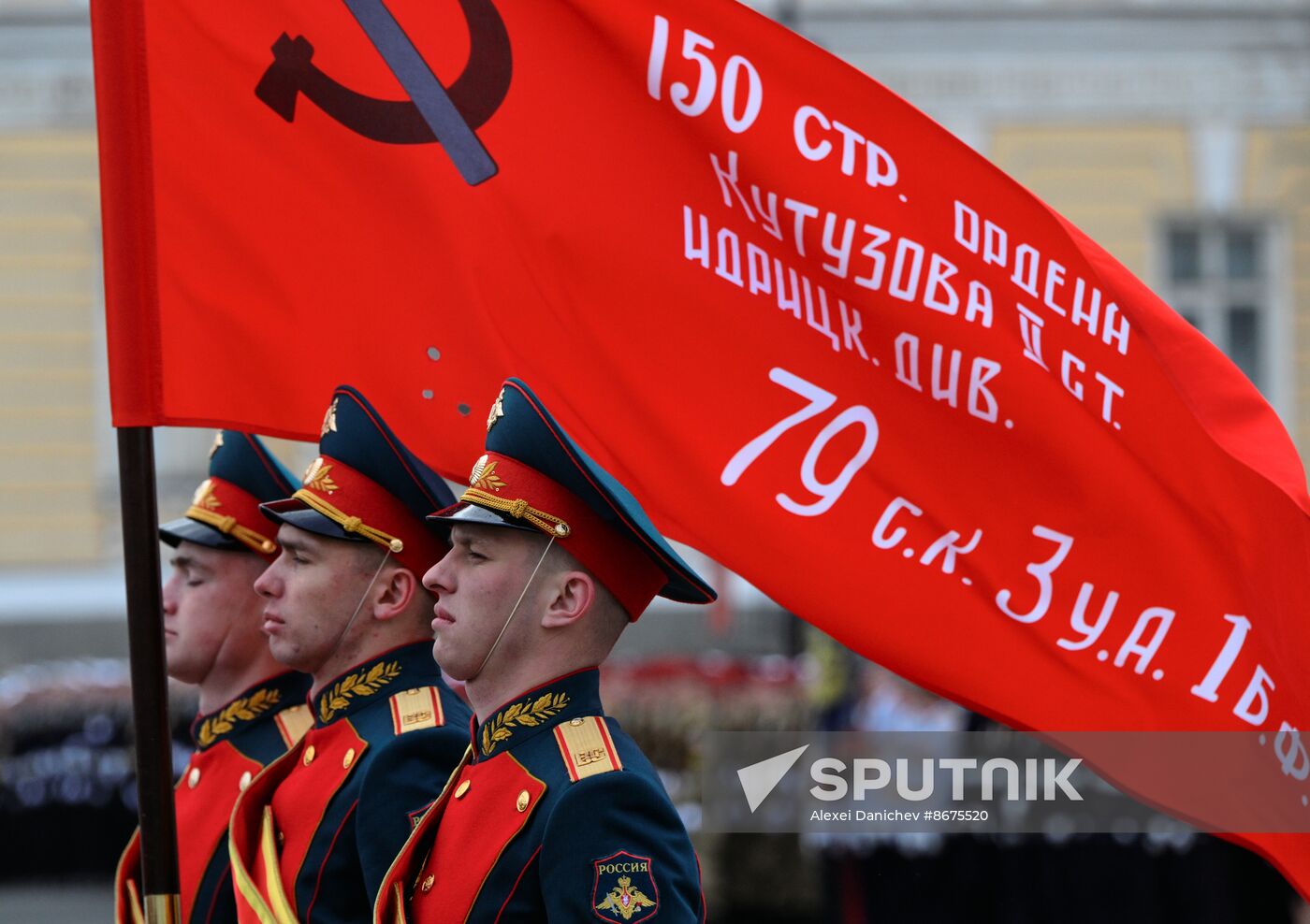 Russia Regions WWII Victory Parade Rehearsal