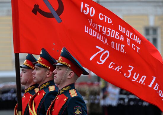 Russia Regions WWII Victory Parade Rehearsal