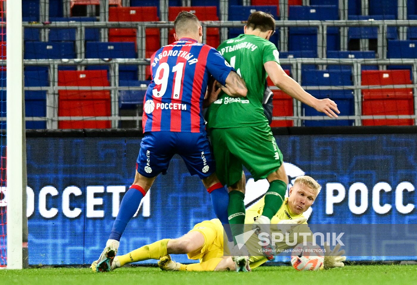 Russia Soccer Premier-League CSKA - Rubin