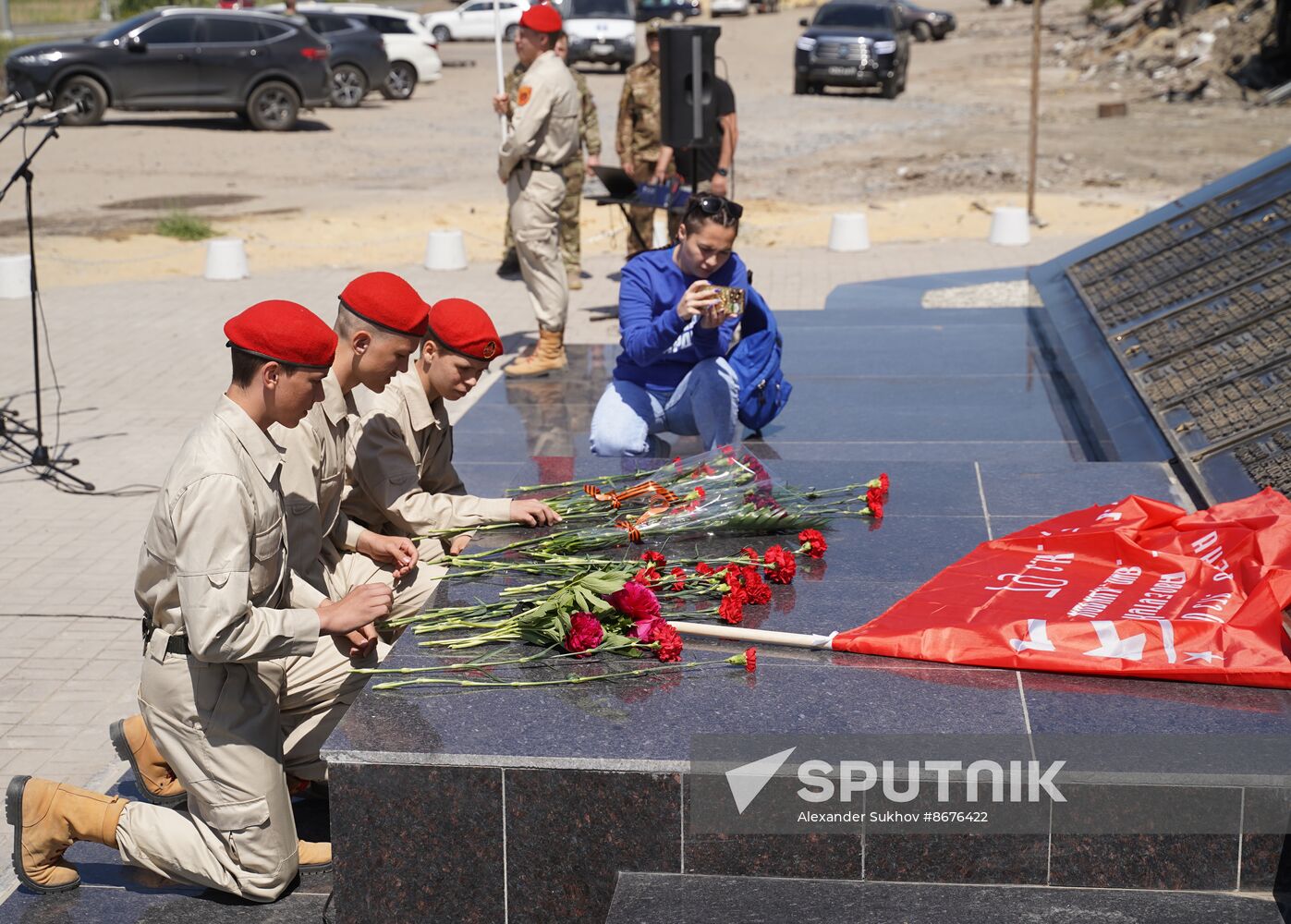 Russia DPR WWII Victory Anniversary