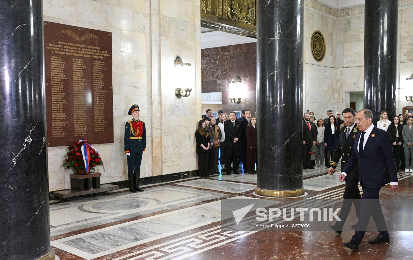 Russia WWII Victory Day Anniversary Foreign Minister