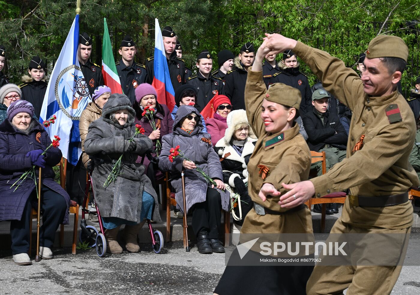 Russia Tatarstan WWII Veterans Congratulations