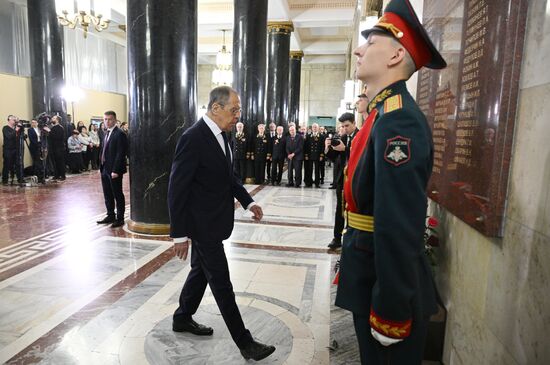 Russia WWII Victory Day Anniversary Foreign Minister