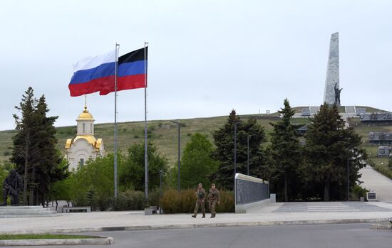 Russia DPR WWII Victory Anniversary Event