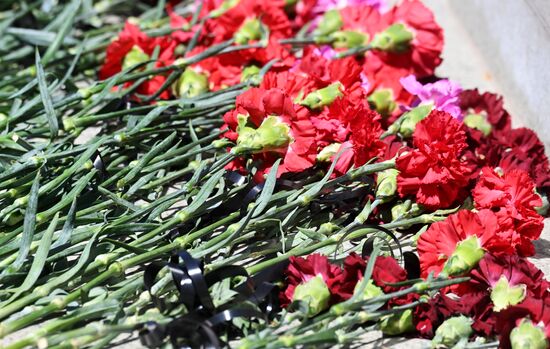 Russia LPR WWII Victory Day Anniversary Eternal Flame