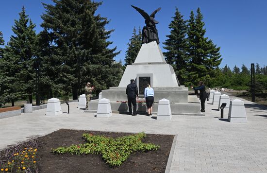 Russia LPR WWII Victory Day Anniversary Eternal Flame