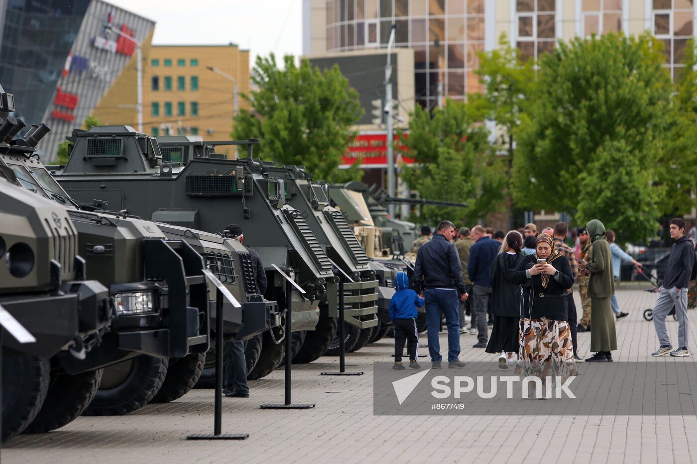 Russia Ukraine Captured Military Equipment Exhibition