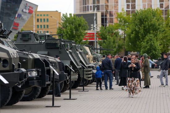 Russia Ukraine Captured Military Equipment Exhibition