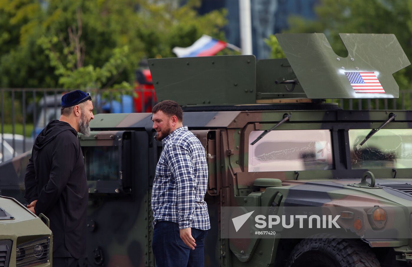 Russia Ukraine Captured Military Equipment Exhibition