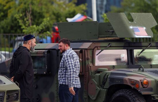 Russia Ukraine Captured Military Equipment Exhibition