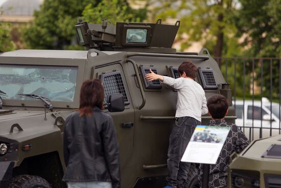 Russia Ukraine Captured Military Equipment Exhibition