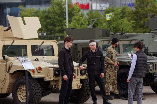 Russia Ukraine Captured Military Equipment Exhibition