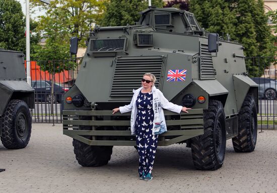 Russia Ukraine Captured Military Equipment Exhibition