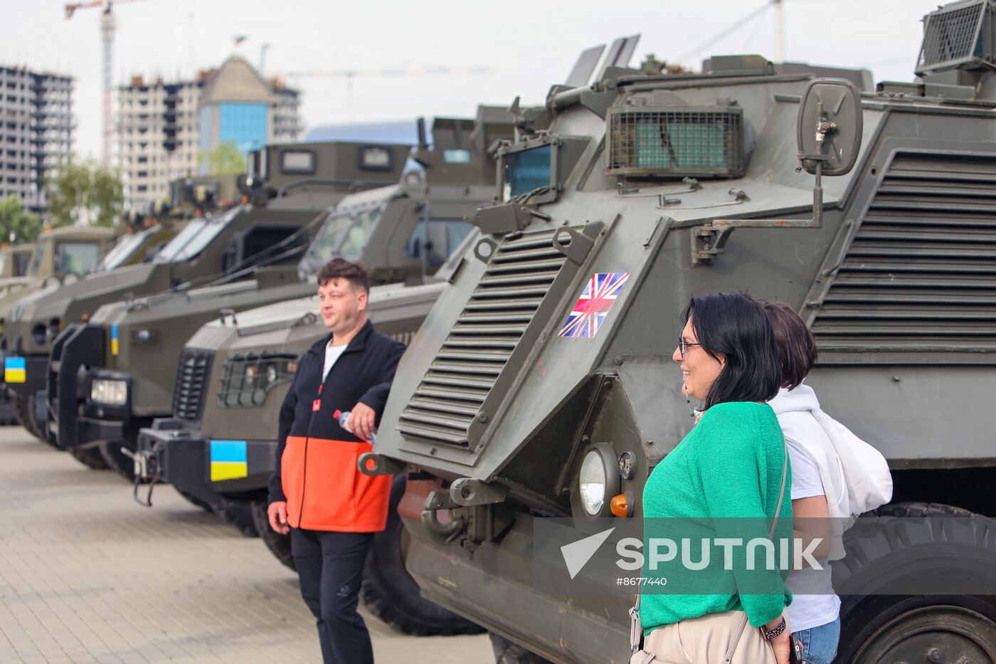 Russia Ukraine Captured Military Equipment Exhibition