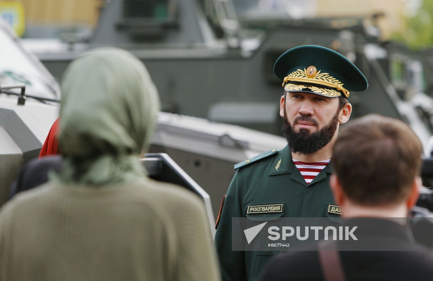 Russia Ukraine Captured Military Equipment Exhibition