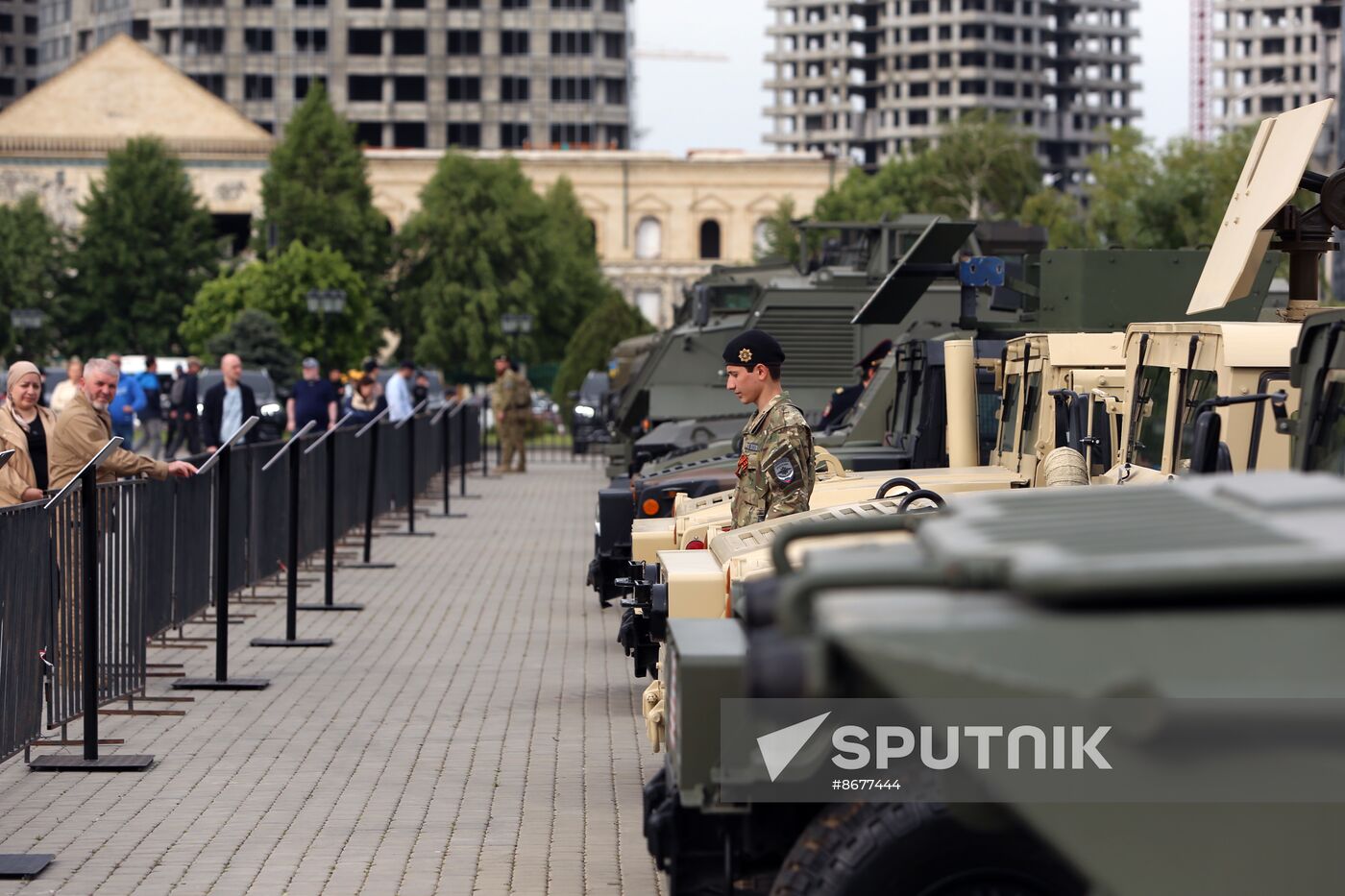 Russia Ukraine Captured Military Equipment Exhibition