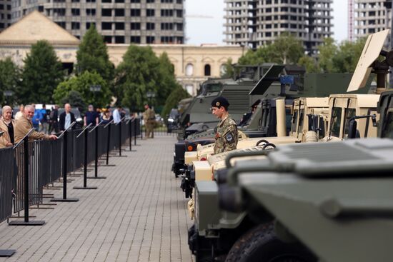 Russia Ukraine Captured Military Equipment Exhibition