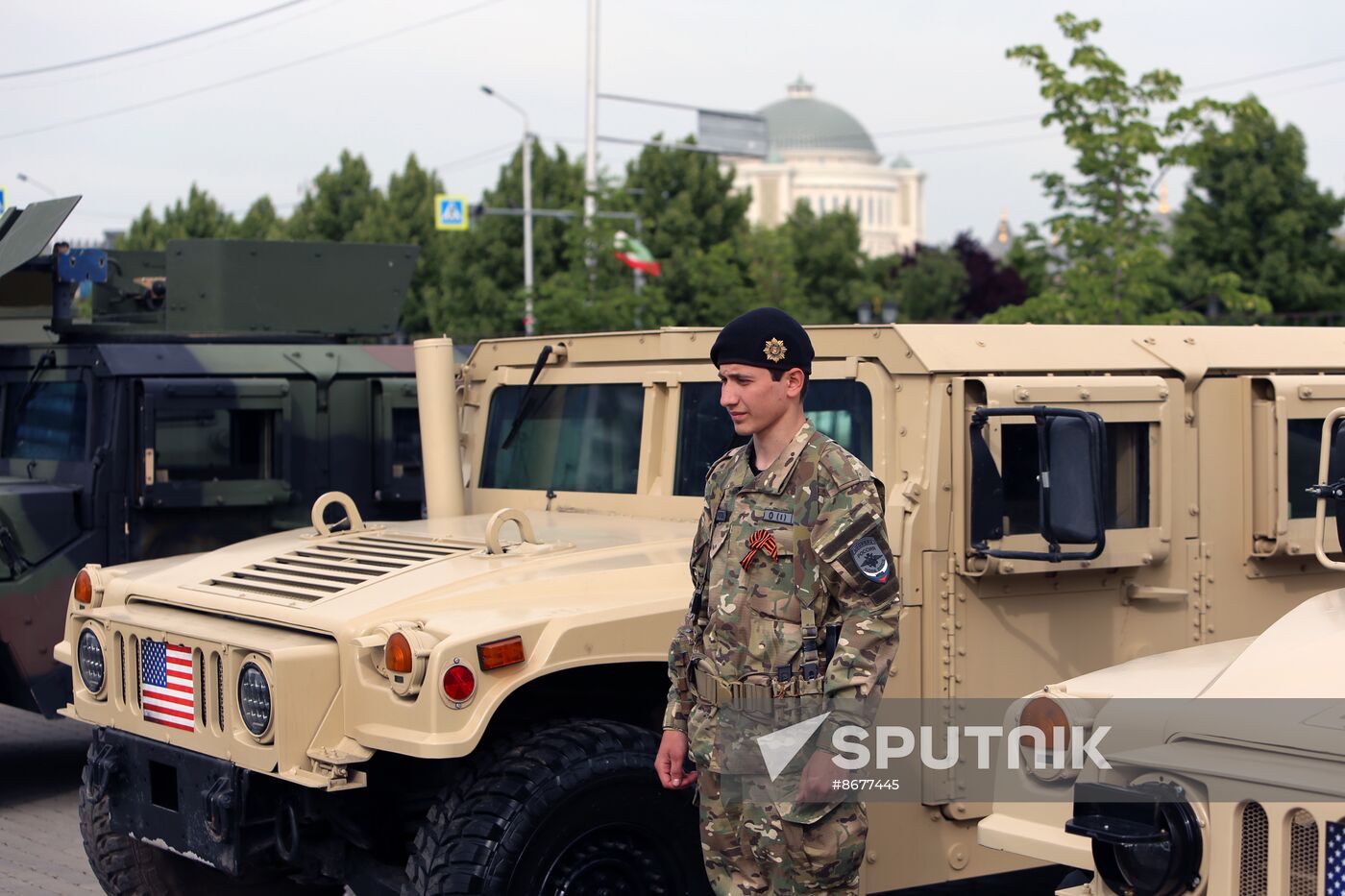 Russia Ukraine Captured Military Equipment Exhibition