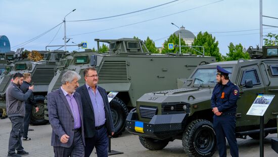 Russia Ukraine Captured Military Equipment Exhibition