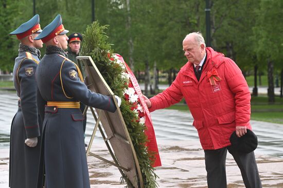 Russia WWII Victory Day Anniversary Communist Party