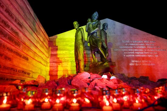 Russia WWII Victory Anniversary Memorial Opening