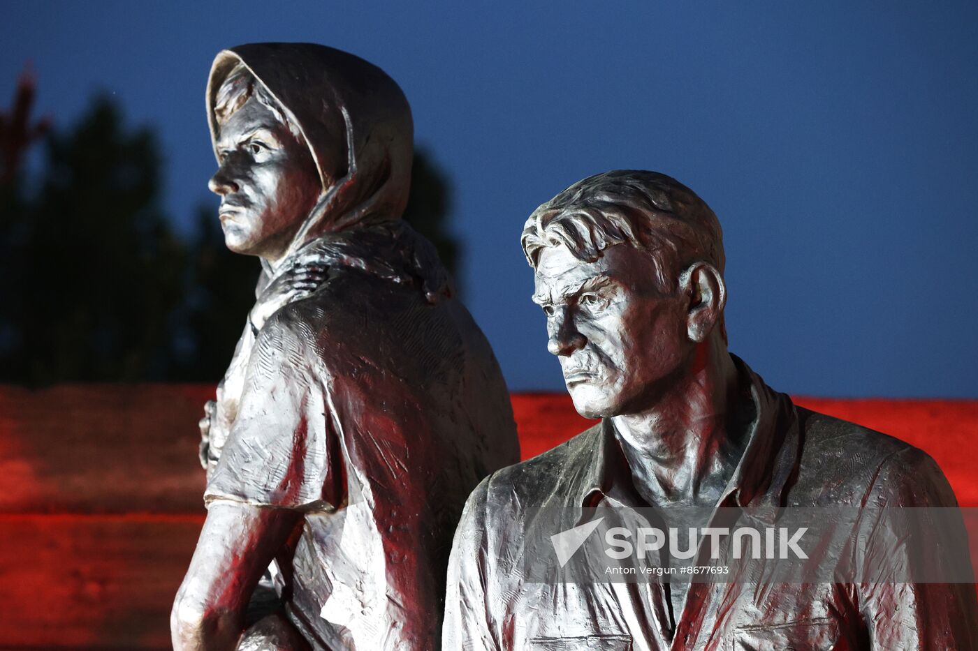 Russia WWII Victory Anniversary Memorial Opening