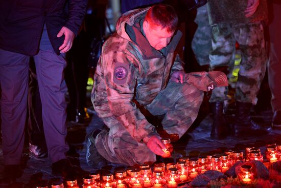Russia WWII Victory Anniversary Memorial Opening