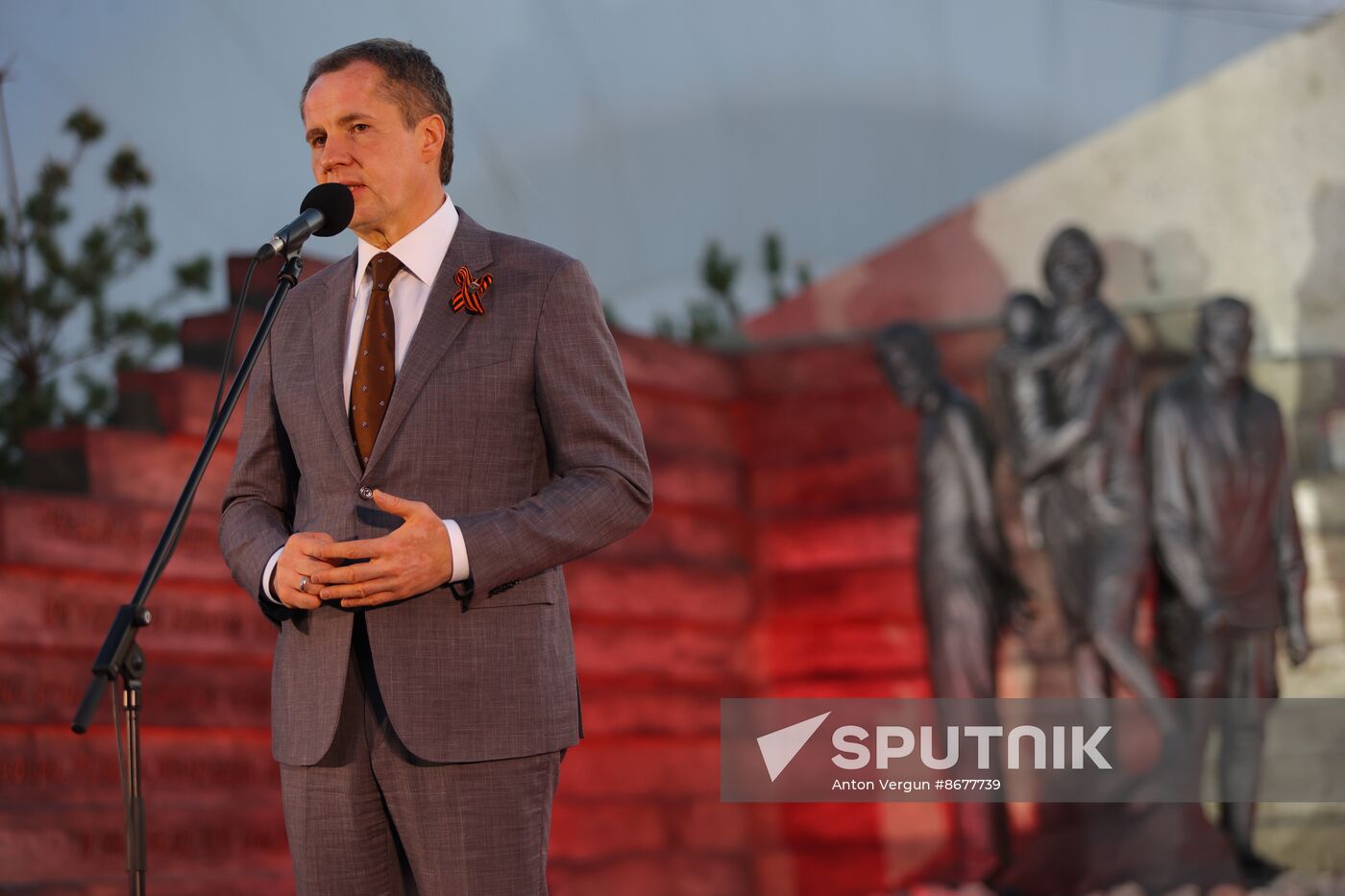 Russia WWII Victory Anniversary Memorial Opening