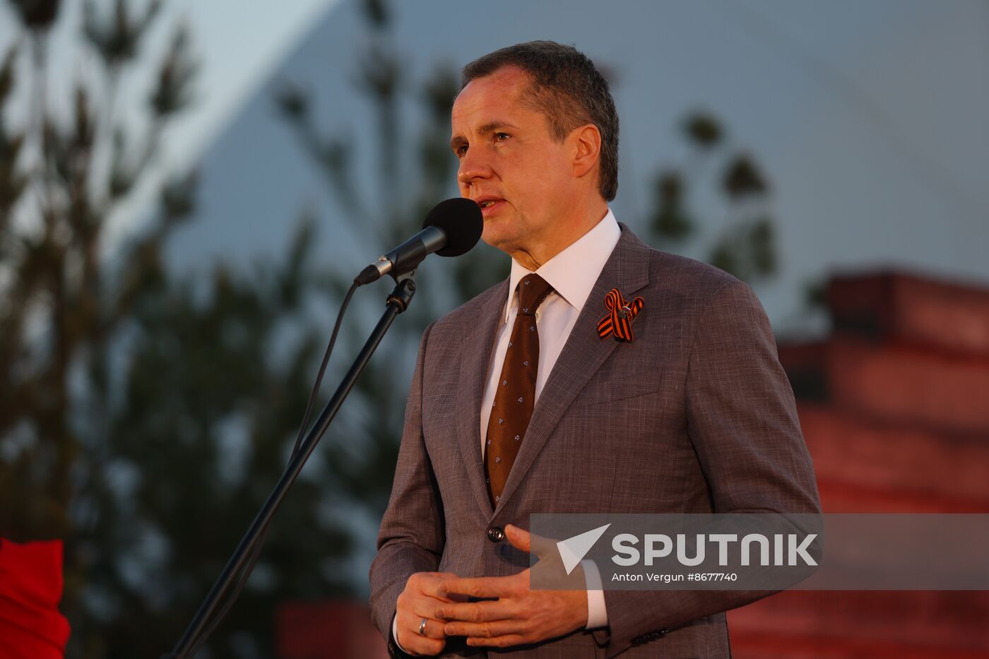 Russia WWII Victory Anniversary Memorial Opening