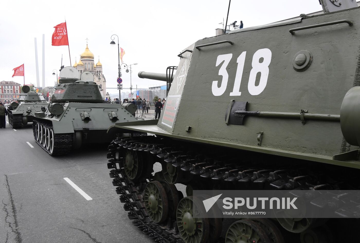 Russia Regions WWII Victory Day Celebrations