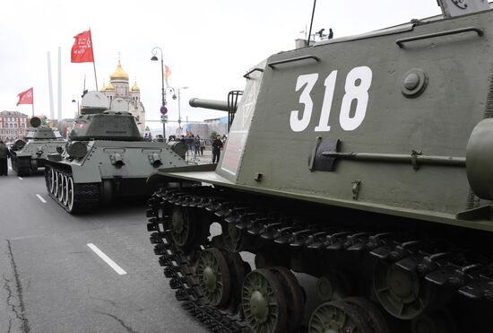 Russia Regions WWII Victory Day Celebrations