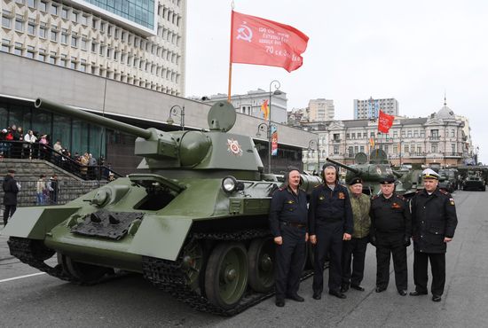 Russia Regions WWII Victory Day Celebrations