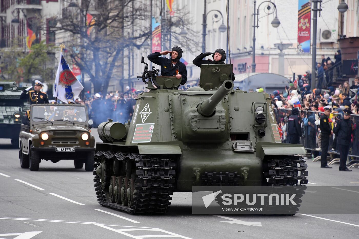 Russia Regions WWII Victory Day Celebrations