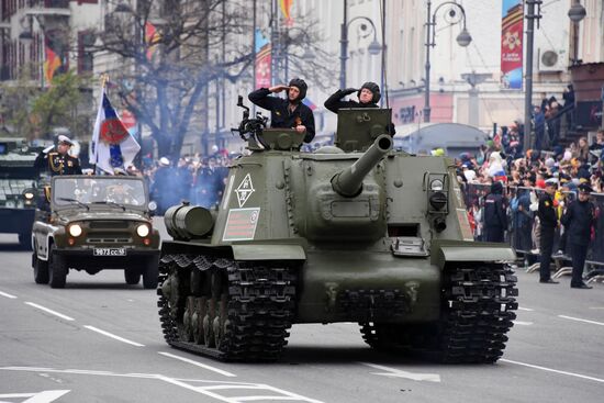 Russia Regions WWII Victory Day Celebrations