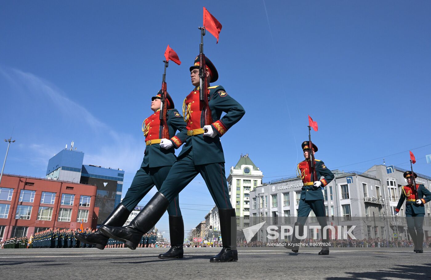 Russia Regions WWII Victory Day Celebrations