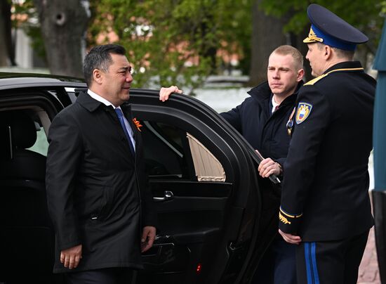 Russia WWII Victory Day Parade Foreign Leaders Arrival