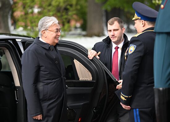 Russia WWII Victory Day Parade Foreign Leaders Arrival