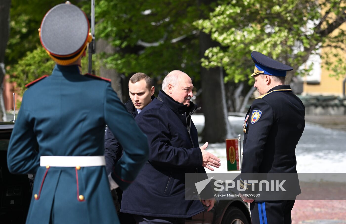 Russia WWII Victory Day Parade Foreign Leaders Arrival