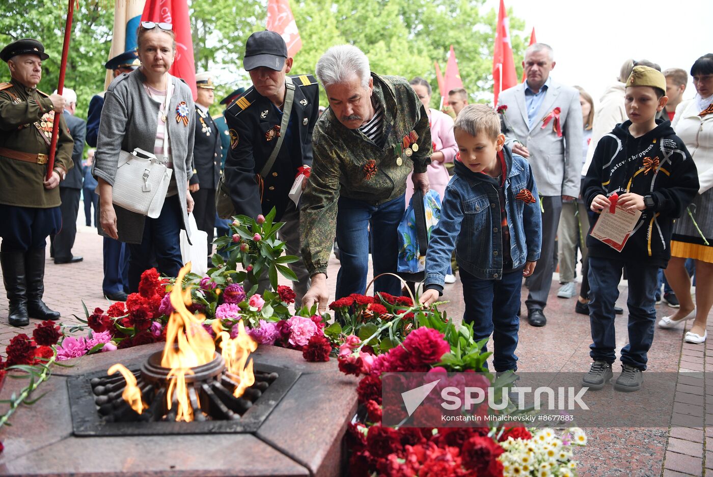 Russia Regions WWII Victory Day Celebrations