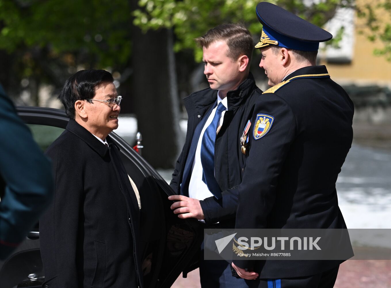 Russia WWII Victory Day Parade Foreign Leaders Arrival