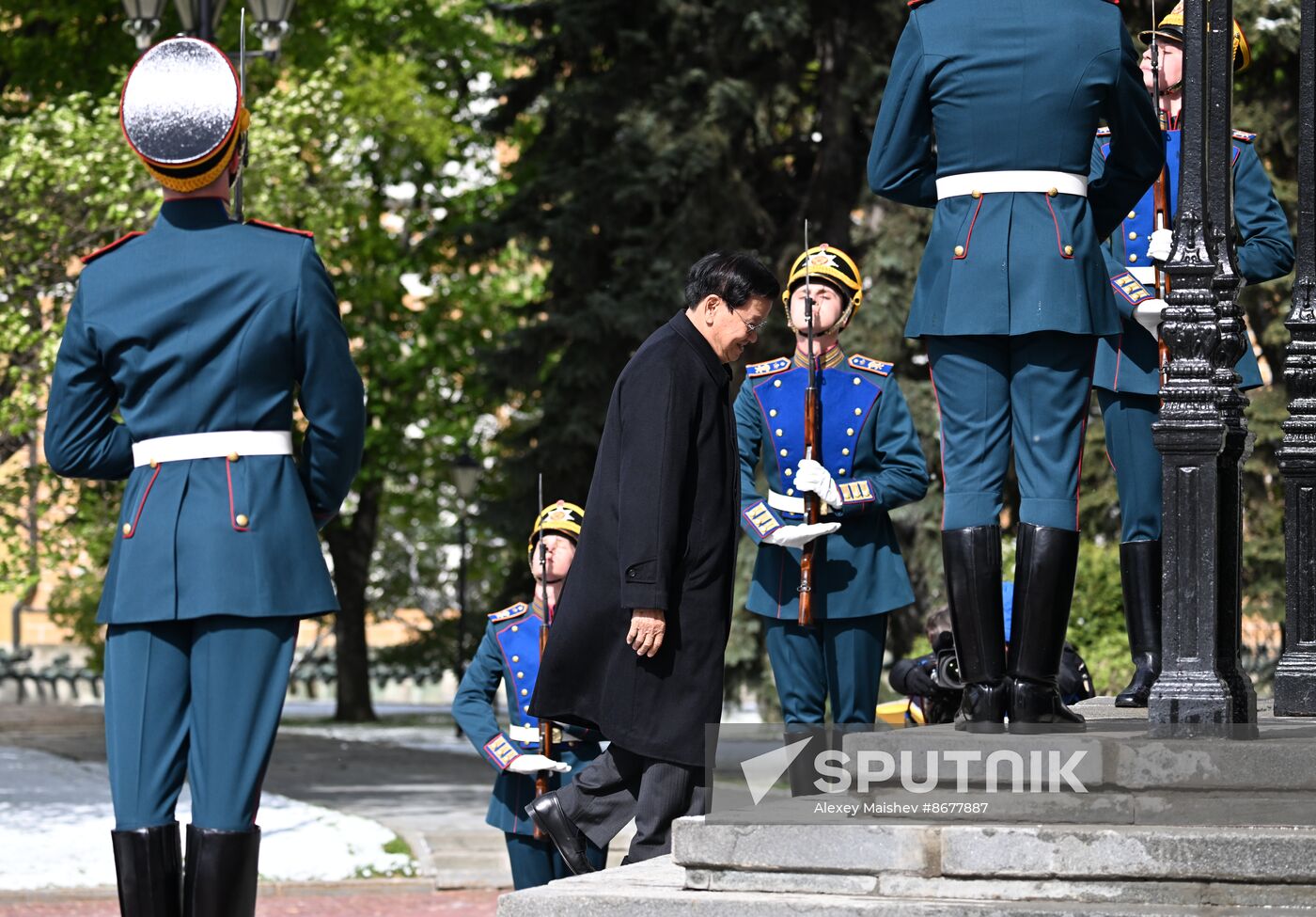 Russia WWII Victory Day Parade Foreign Leaders Arrival
