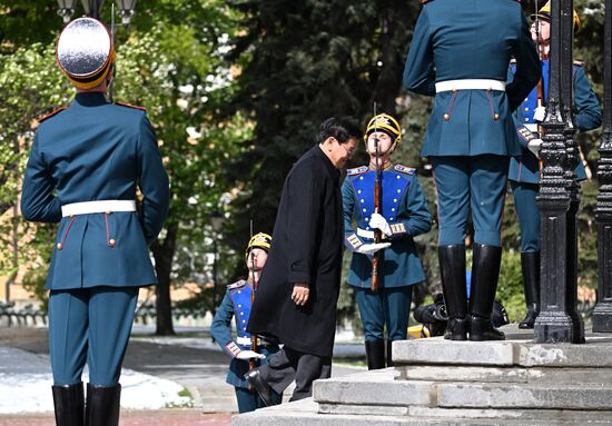 Russia WWII Victory Day Parade Foreign Leaders Arrival