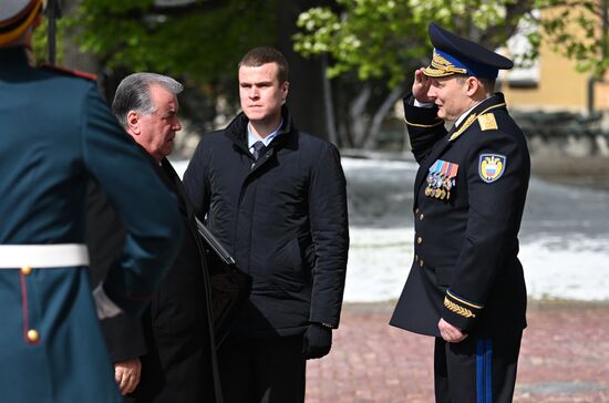 Russia WWII Victory Day Parade Foreign Leaders Arrival