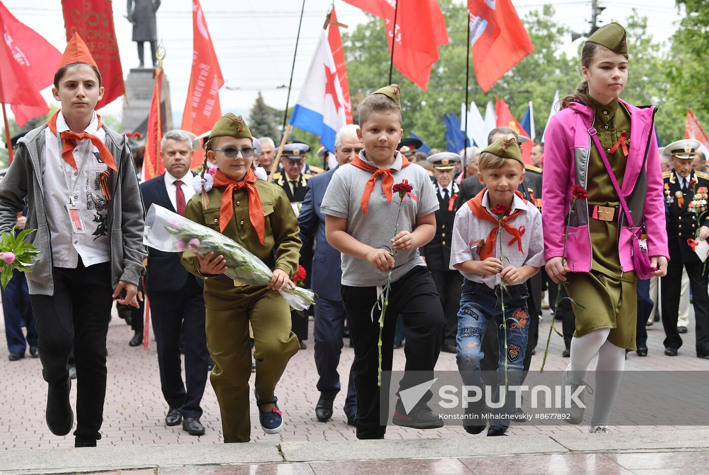 Russia Regions WWII Victory Day Celebrations