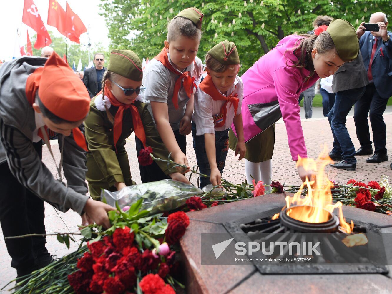 Russia Regions WWII Victory Day Celebrations