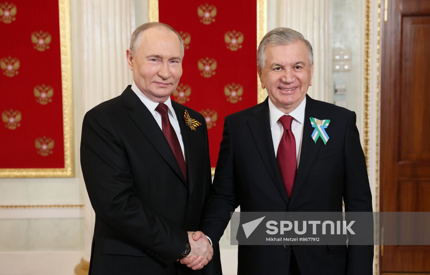 Russia WWII Victory Day Parade Foreign Leaders Arrival