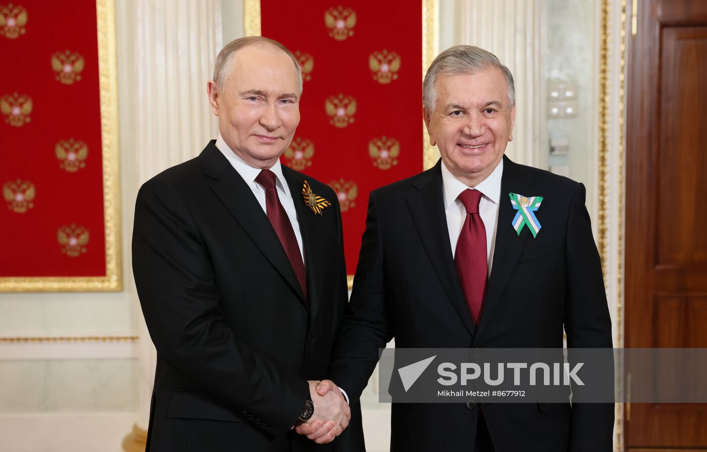 Russia WWII Victory Day Parade Foreign Leaders Arrival