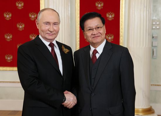 Russia WWII Victory Day Parade Foreign Leaders Arrival
