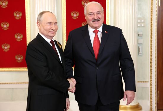 Russia WWII Victory Day Parade Foreign Leaders Arrival